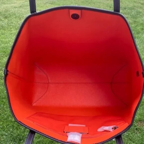 Coach Brown Tote with Black Accents - Picture 6 of 7